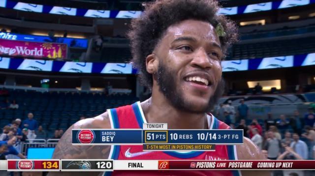 开云APP下载-萨迪克·贝延续NBA高分表演 活塞未来有他一席之地